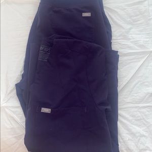 Figs Scrubs Catarina top Zamora joggers xl tall in Eggplant